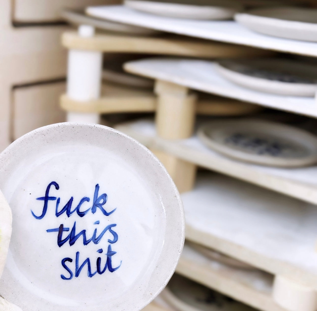 ‘Fuck this Shit’ plate
