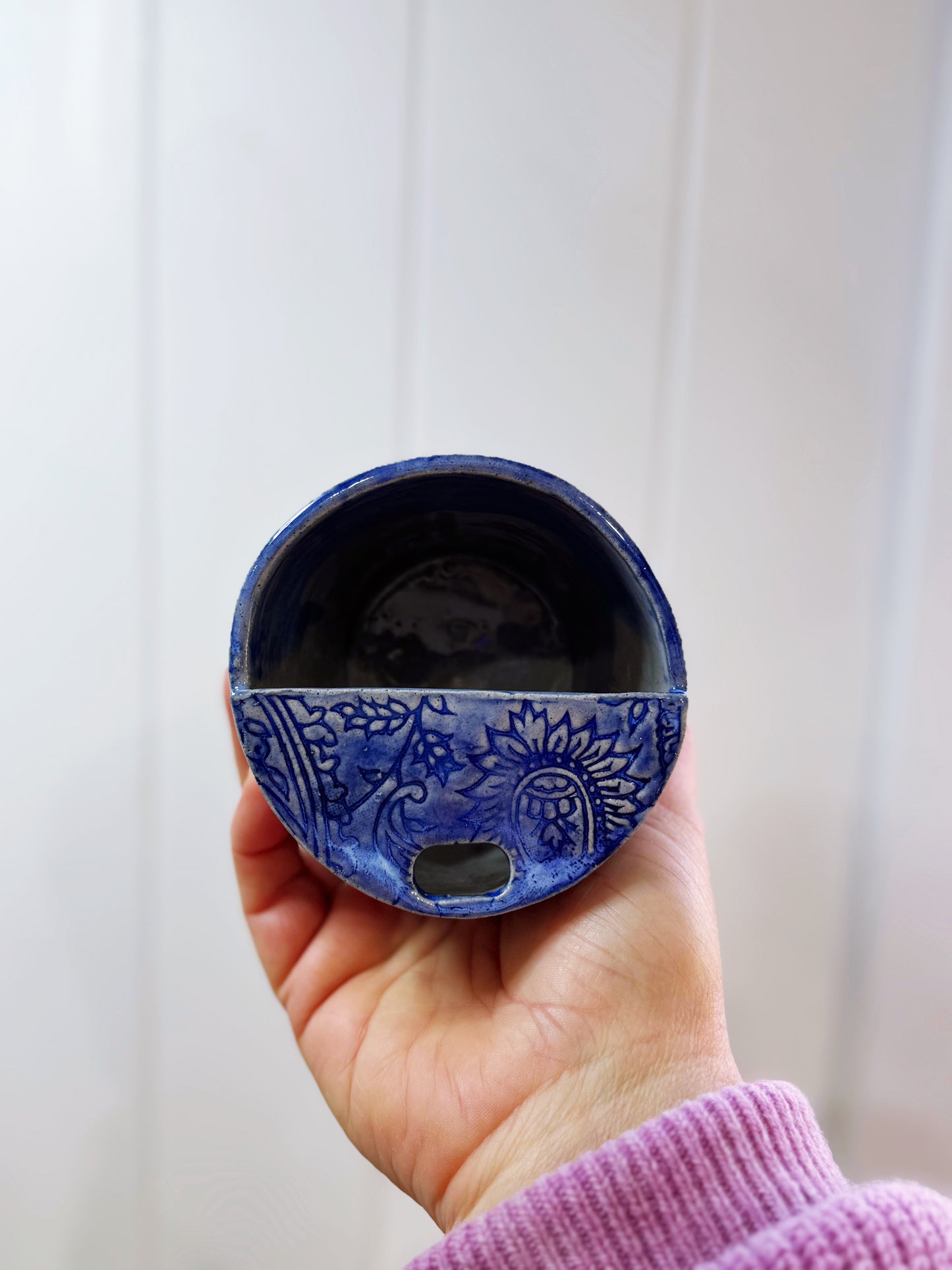 Large Paisley Ceramic keep cup