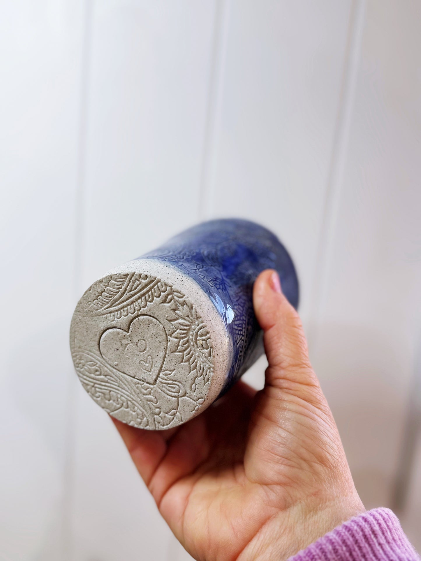 Large Paisley Ceramic keep cup