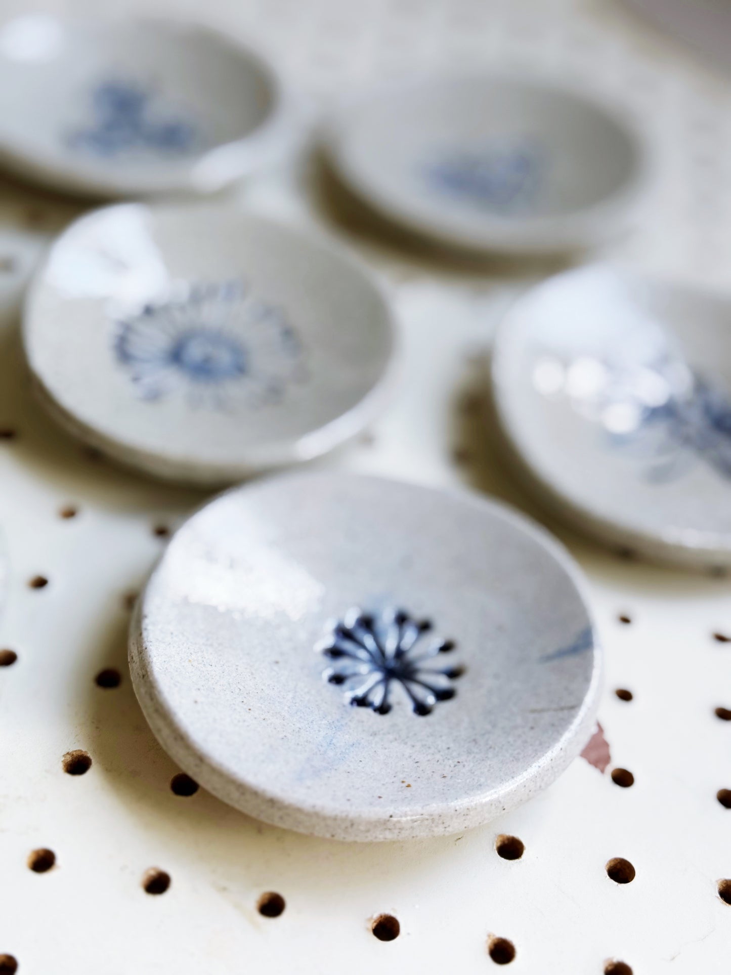 FLORAL trinket/dipping sauce set (made to order)
