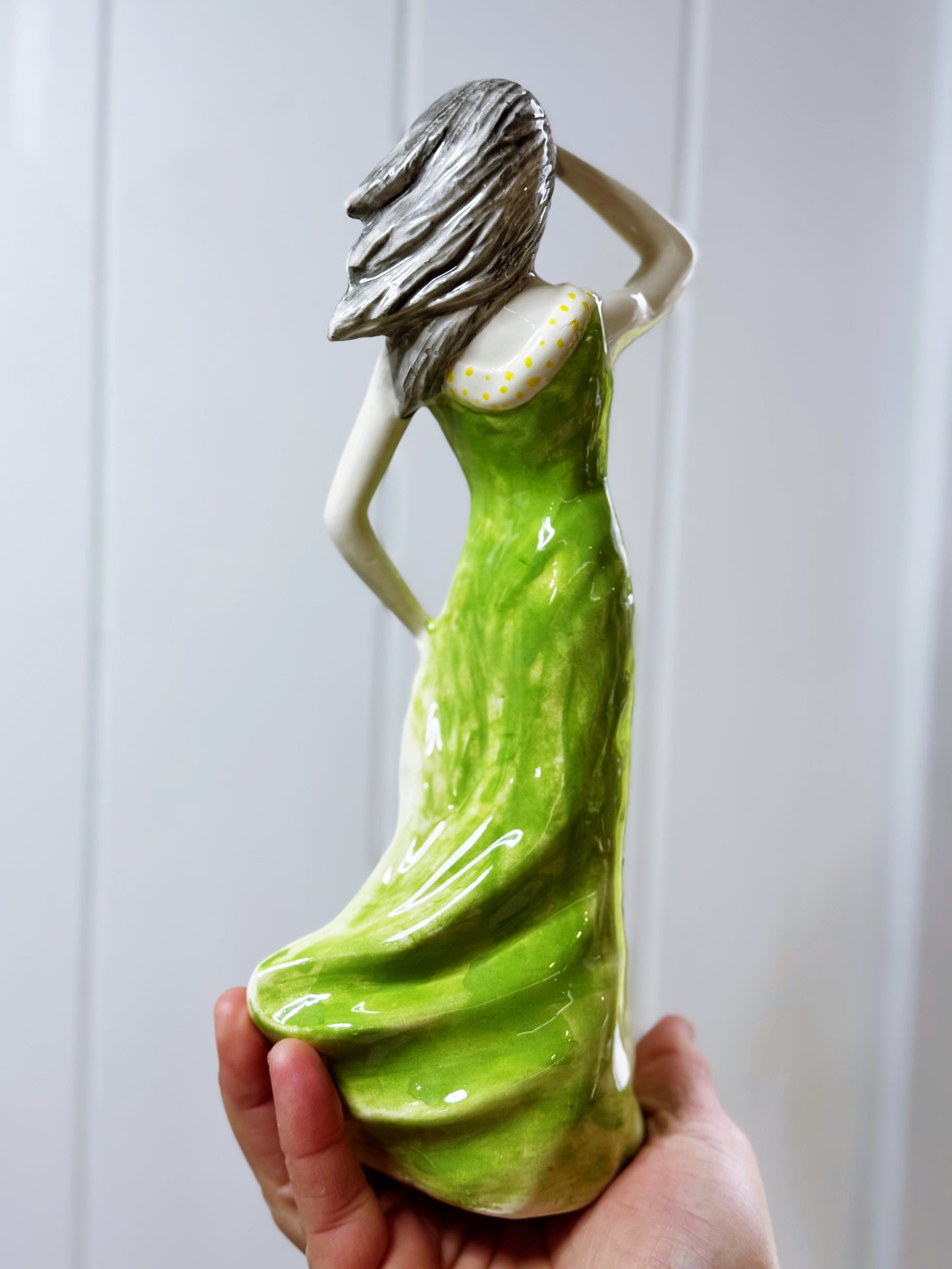 Cloudy with a touch of ….. lady sculpture