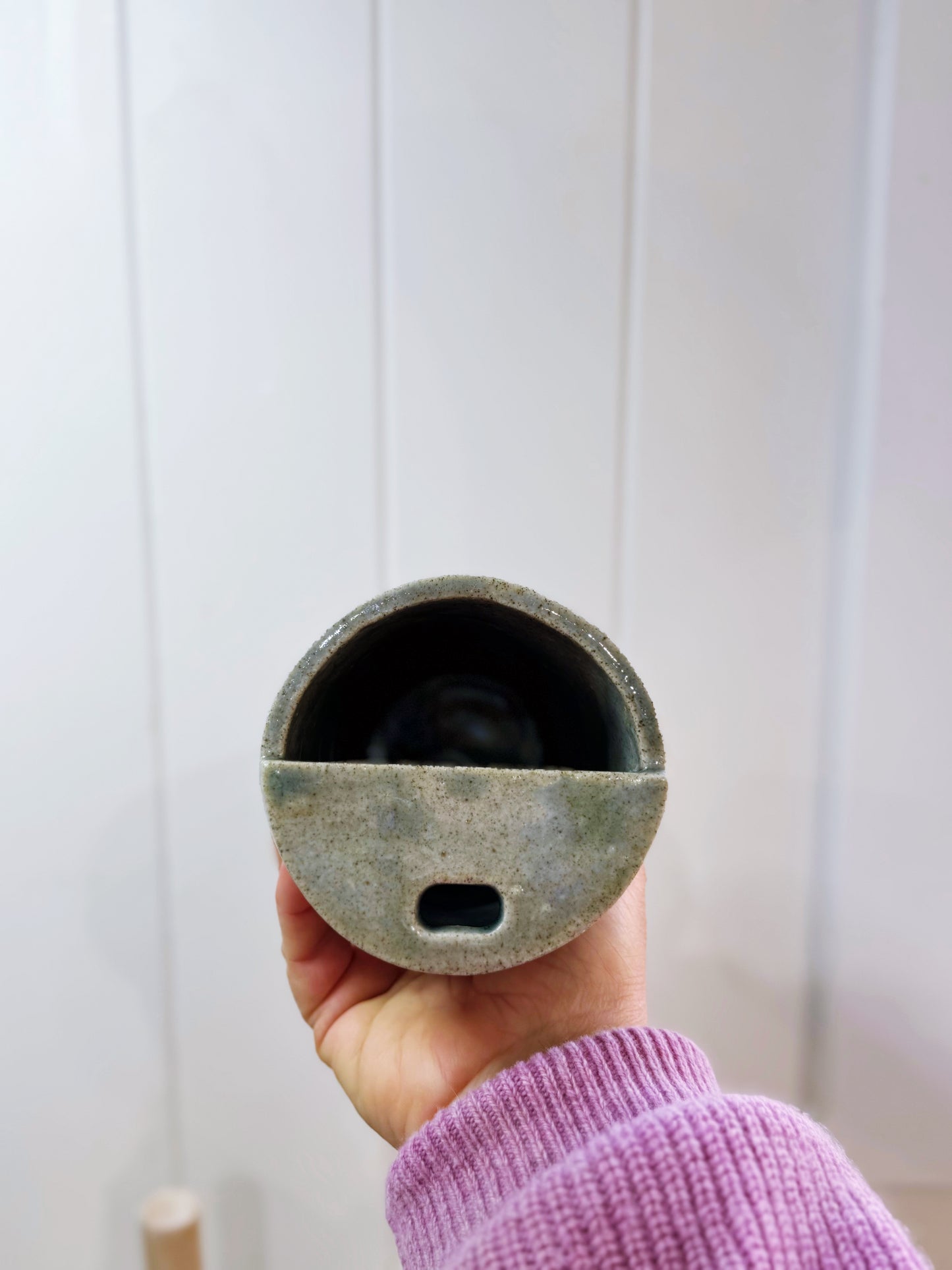 Large Flower ceramic keep cup