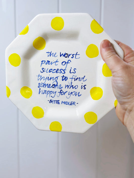 Wonder Woman plate (Bette Midler)