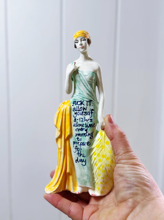 Prepare for the day statue