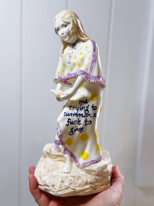 Trying to summon a F*@k to Give statue