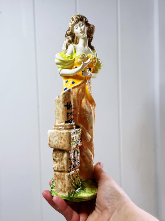 Tall Orange dress lady