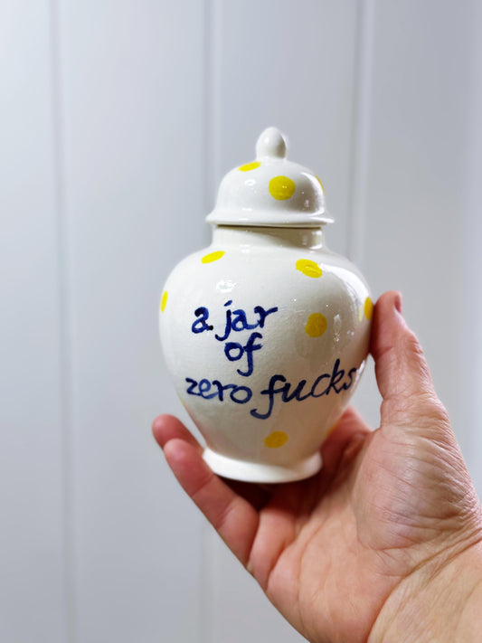 a jar of zero f*@$s