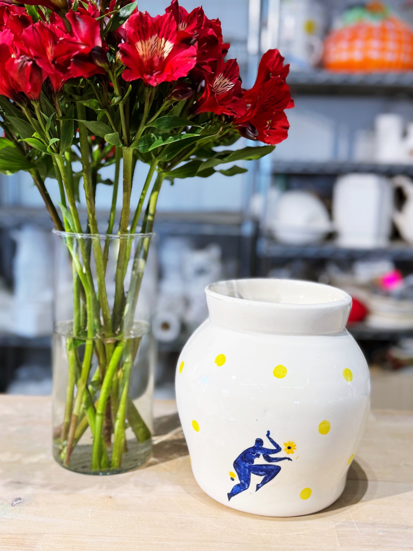 Dancing ladies vase (3 different size options)