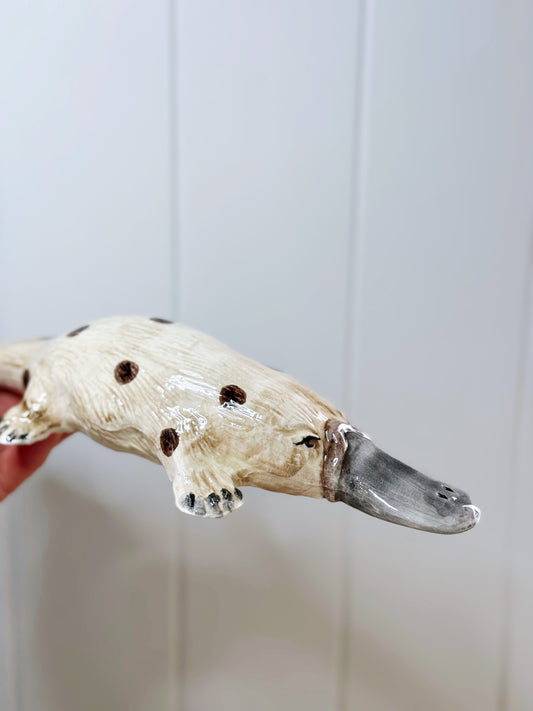 Polka dot ‘Weird is Awesome’ Platypus
