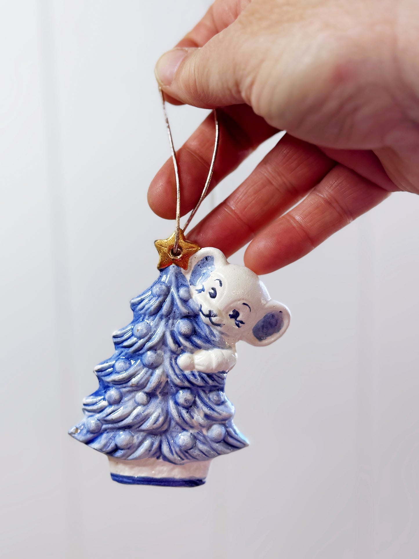 Porcelain +Gold Heirloom Xmas decoration