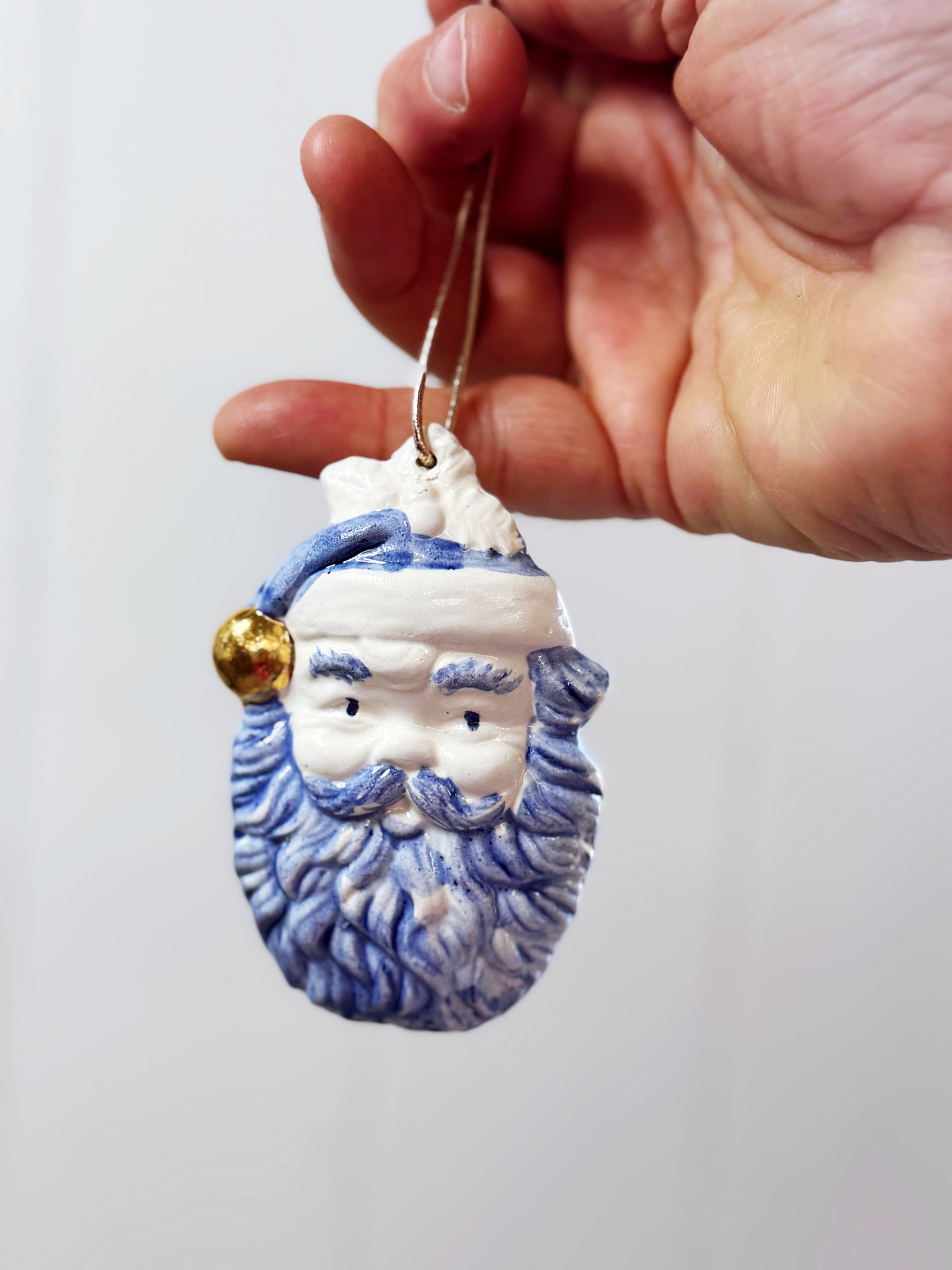Porcelain +Gold Heirloom Xmas decoration