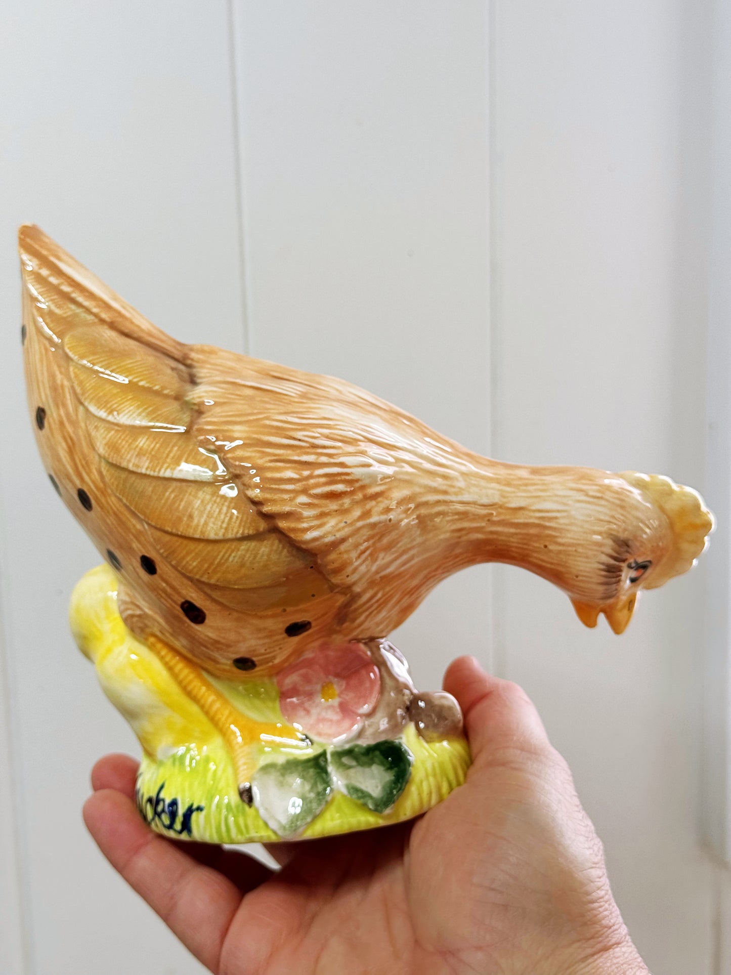 Mother Clucker chicken statue