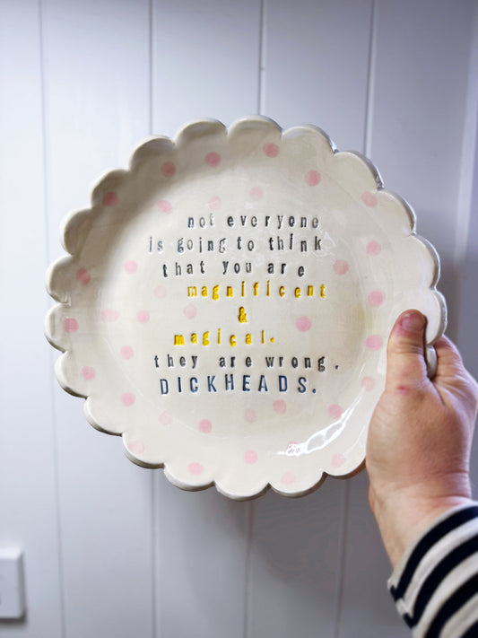 MAGNIFICENT & MAGICAL plate (made to order)