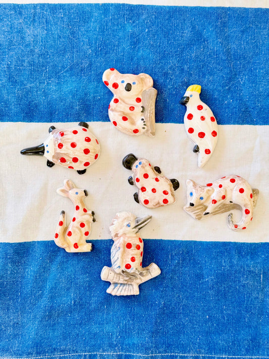 Australian animal magnet set
